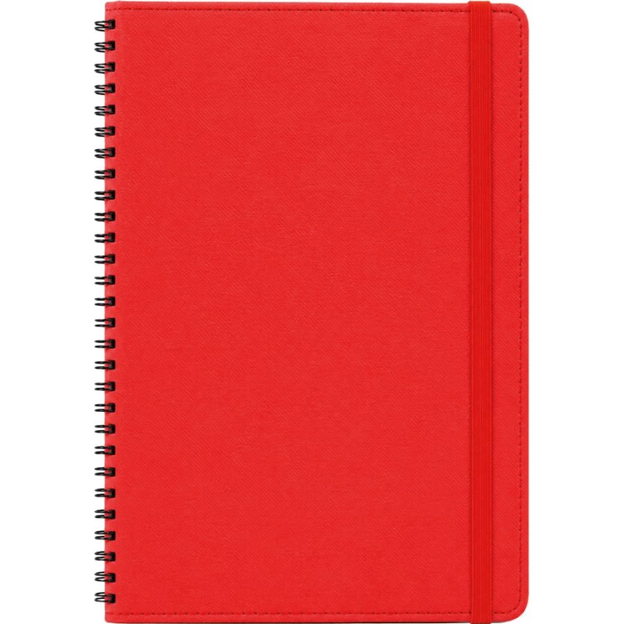 Gizli Spiralli Defter Kırmızı
