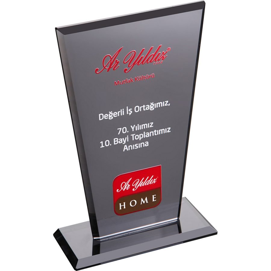 Kristal Plaket Füme