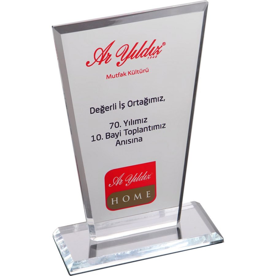 Kristal Plaket Şeffaf