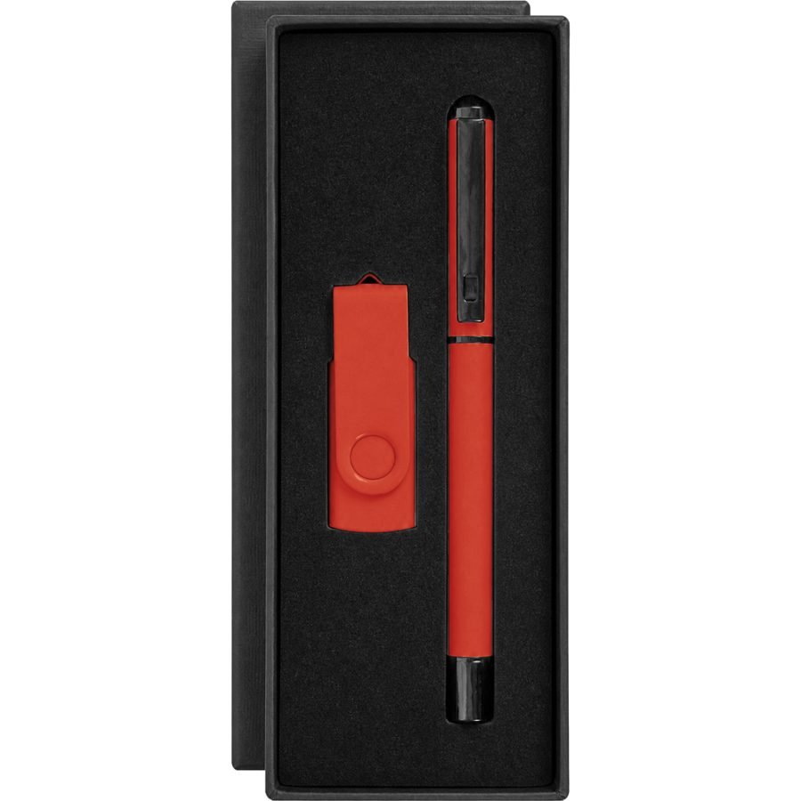 USB Kalem Set Kırmızı