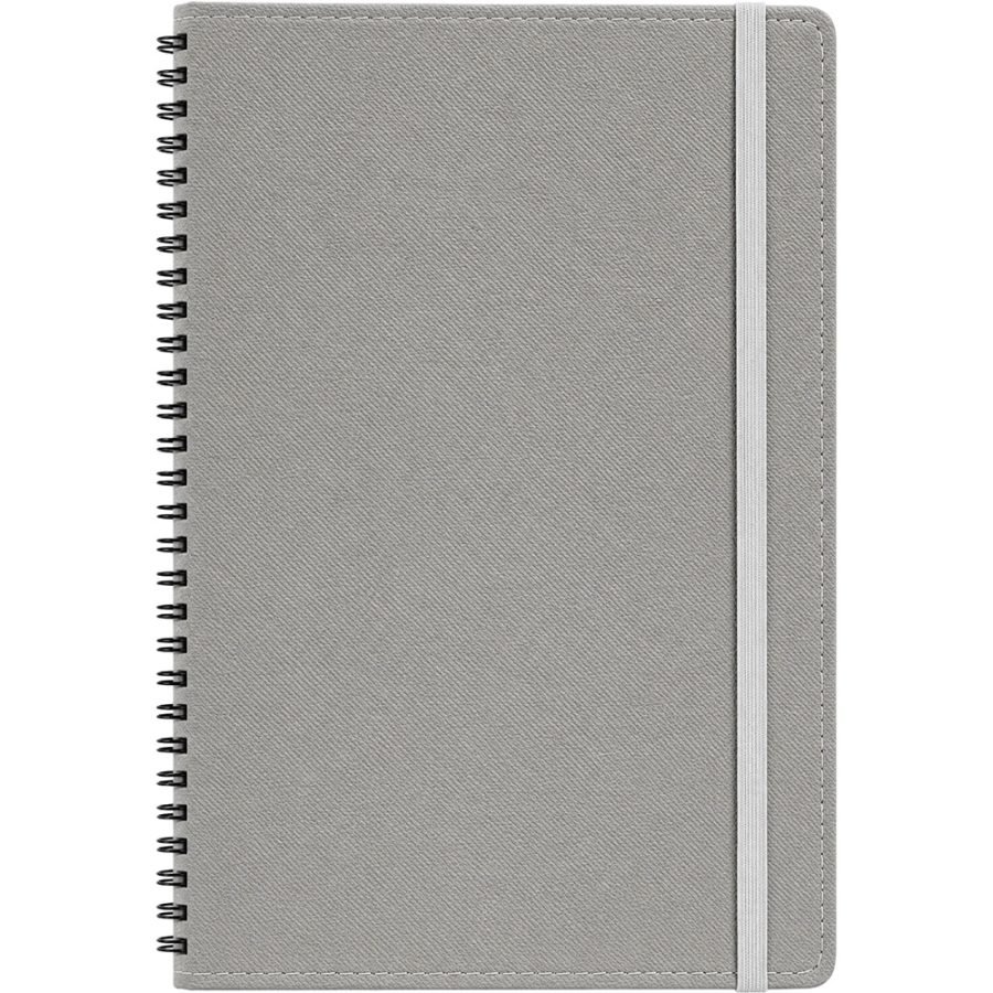 Gizli Spiralli Defter Gri