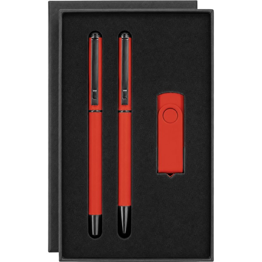 USB Kalem Set Kırmızı