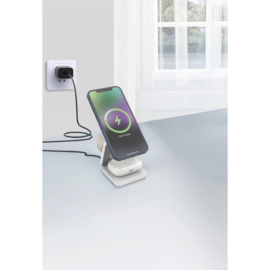 Wireless 3lü Şarj İstasyonu